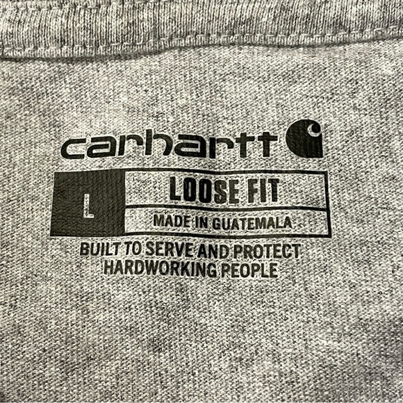 CARHARTT NWOT Workwear Loose Fit Short Sleeve Heathered T-Shirt - Picture 7 of 9